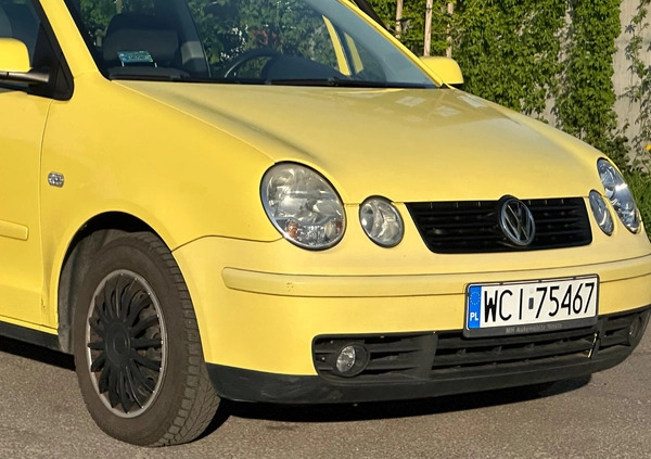 Volkswagen Polo cena 8000 przebieg: 213557, rok produkcji 2004 z Ciechanów małe 154